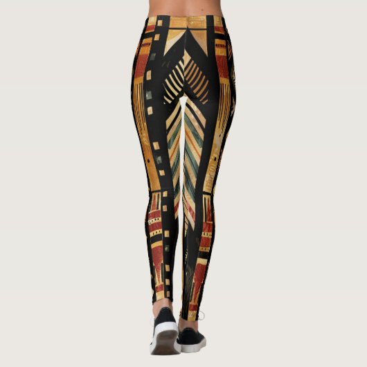 Leggings Imprimé africain (Dos)