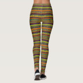Leggings Imprimé africain "Ankara" (Dos)