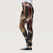 Leggings Imprimé Animal Brun (Gauche)