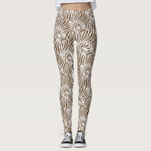 Leggings Imprimé animalier rayures de tigre motif sans cout