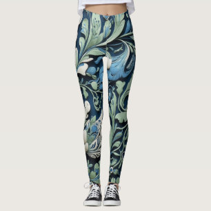 Leggings imprimé ethnique et vintage russe