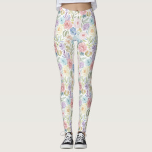 Leggings Imprimé floral Blush Bloom