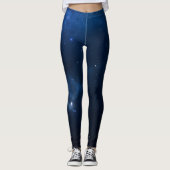 Leggings Imprimé Galaxie Espace (Devant)