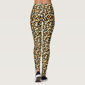 Leggings Imprimé léopard orange y2k (Dos)