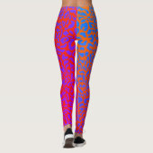 Leggings imprimé léopard psychédélique (Dos)
