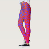 Leggings imprimé léopard psychédélique (Gauche)