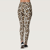 Leggings Imprimé safari léopard blanc ID1157 (Dos)