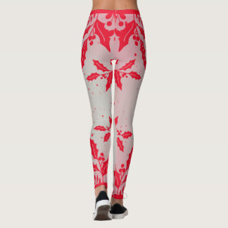 Leggings IMPRIMÉE HAUTE jambe GRIS ET ROUGE