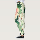 LEGGINGS IMPRIMÉE LÉGUMES IMPRIMÉE DE FLEURS JAPONAISES (Gauche)