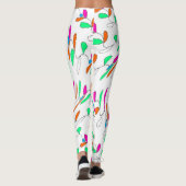 Leggings imprimées de feuilles (Dos)