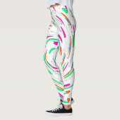 Leggings imprimées de feuilles (Gauche)