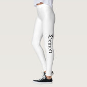 Leggings imprimées démon partout (Gauche)