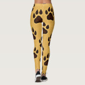 Leggings imprimées patte de guépard élégantes (Dos)