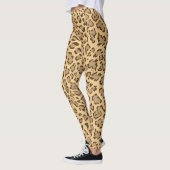 Leggings Imprimer Cheetah Exotique (Gauche)