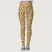 Leggings Imprimer Cheetah Exotique (Devant)