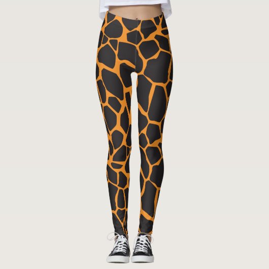 Leggings Imprimer Giraffe Safari (Devant)