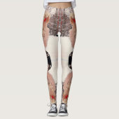 Leggings imprimer partout sur PINK SNOW QUEEN LEGINGS (Devant)