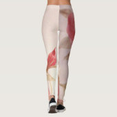 Leggings Imprimer Rose rose (Dos)