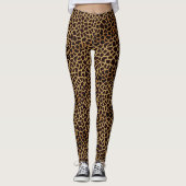 Leggings Imprimer Safari Giraffe Brown (Devant)