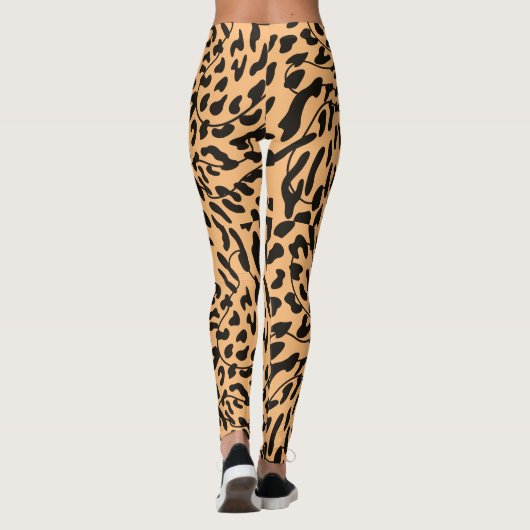 Leggings Imprimer Safari Leopard (Dos)