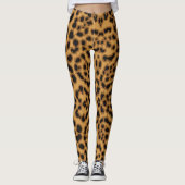 Leggings Imprimer Safari Leopard (Devant)