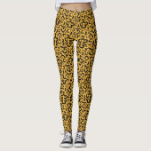 Leggings Imprimer Safari Leopard Exotique (Devant)