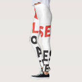 Leggings Imprimer vos designs en ligne do-it-yourself en Fr (Gauche)