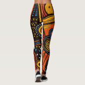 Leggings Imprimerie africaine (Dos)