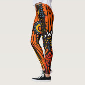 Leggings Imprimerie africaine (Gauche)