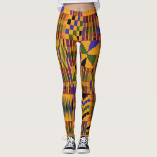 Leggings Imprimerie africaine V1