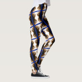 Leggings imprimés abstraits de flammes de feu géni (Droite)