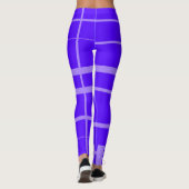 Leggings imprimés bleus (Dos)