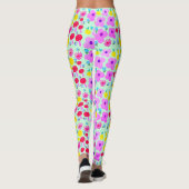 Leggings imprimés Botanical PomPoms (Dos)