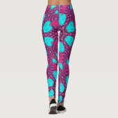 Leggings imprimés de couleurs vives (Dos)