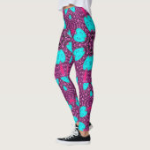 Leggings imprimés de couleurs vives (Gauche)
