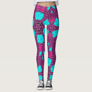Leggings imprimés de couleurs vives