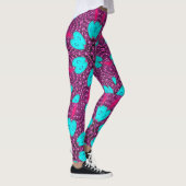 Leggings imprimés de couleurs vives (Droite)