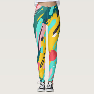 Leggings imprimés de fleurs