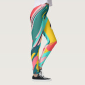 Leggings imprimés de fleurs (Droite)