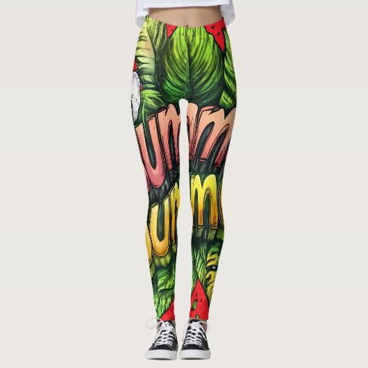 Leggings Imprimés de Partout (Devant)
