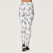 Leggings imprimés de poulets et de pois (Dos)