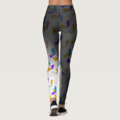Leggings imprimés ombre noire (Dos)