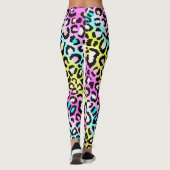 Leggings imprimés Rainbow Cheetah (Dos)