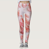 Leggings imprimés rose (Devant)