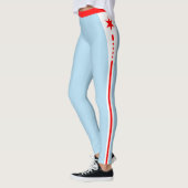 Leggings in de mode van Chicago, Chicago Flag / sp (Links)