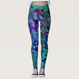 Leggings in de oceaan