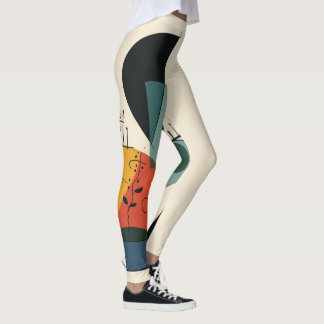 leggings in de stijl van Picasso