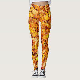 Leggings in het najaar