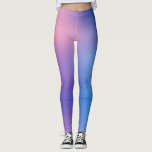 Leggings in het paars/roze/blauw meetbereik/polyes