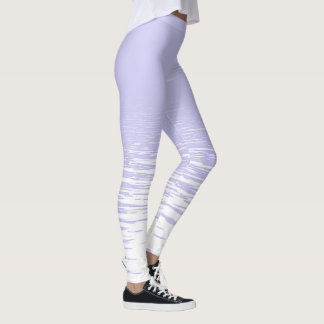 Leggings in lichte laveneerschoppen